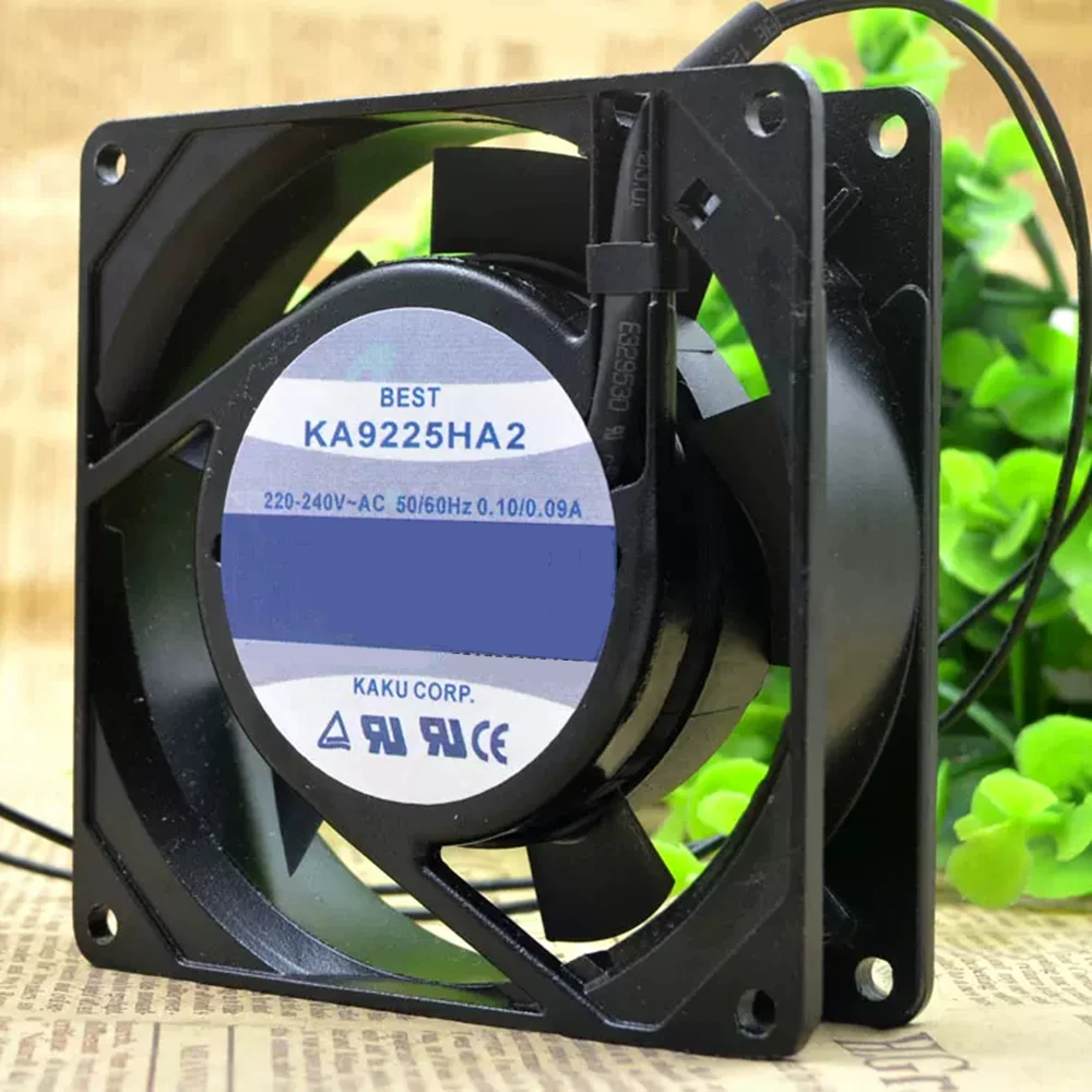 

Охлаждающий вентилятор KA9225HA2 AC 220V-240V 0,10/0.09A 50/60Hz 9225 92x92x25mm 2-проводной