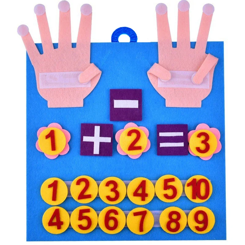 Felt Finger Math Busy Board 3
