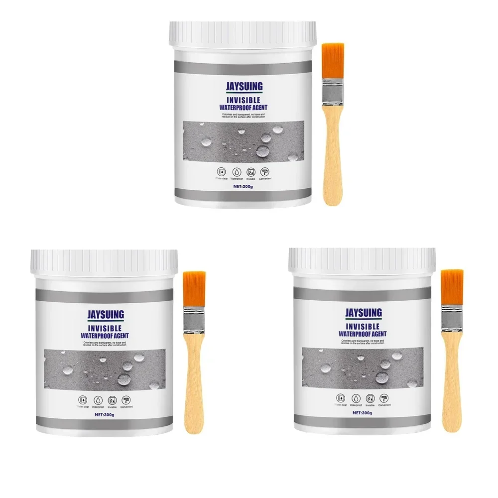 Waterproof Sealant Jaysuing transparent nano waterproof glue bathroom kitchen exterior wall anti-leakage plugging adhesive sealer coating sealant