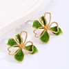 Boucles d'oreilles Vintage Double couche pétale de fleur minimaliste pour femmes, Chic coréen, fête de mariage, bijoux à la mode, cadeaux 2025