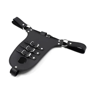 Sexy Lingerie Bdsm,Leather Chastity Men Harness With Penis Ring,Cock & Balls Strap Restraint,Bondage Gear 6