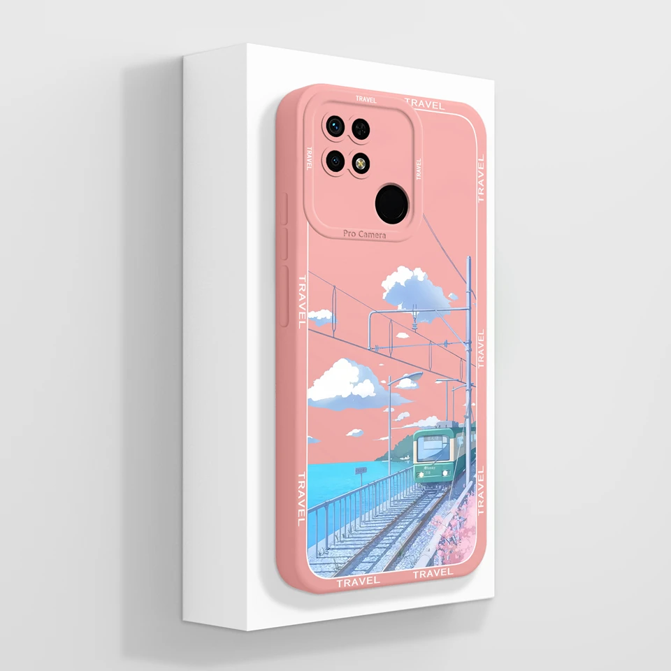 Love Heart Flower Liquid Shockproof Soft Back Cover - Durable & High Quality Case