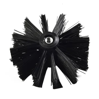 100mm /150mmSpazzola per camino Spazzola rotante per camino Essiccatore in nylon Spazzola per pulizia sfiato Rimozione polvere per camino Strumenti per la pulizia della casa 1