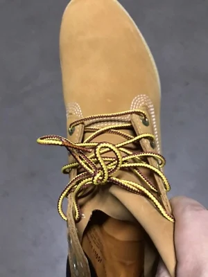 HIBERNI Kreisförmiges, gestreiftes, gewebtes Spitzen-Freizeitschuh-Spitzenseil mit 3 mm Durchmesser. Anwendbar für die Spitze von Timberland Boots – Detail 7