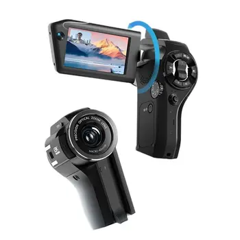 B50B-8K Digital DV Camera, 75MP Video Camcorder With Dual Lens 16X Digital Zoom Rotatable Screen Remote Control For Vlogging 1