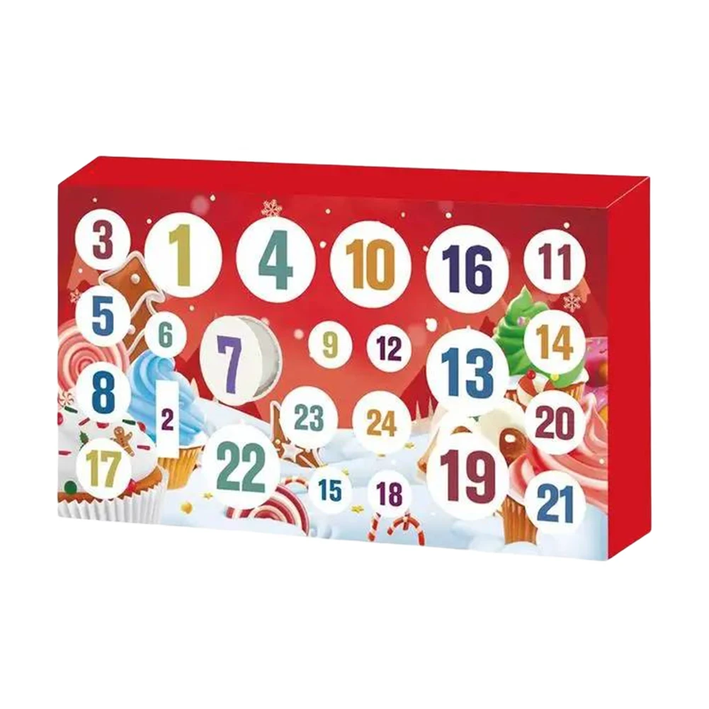 Slime Advent Calendar Christmas Advent Calendar DIY Slime Kit Xmas Countdown Christmas Gift Kids