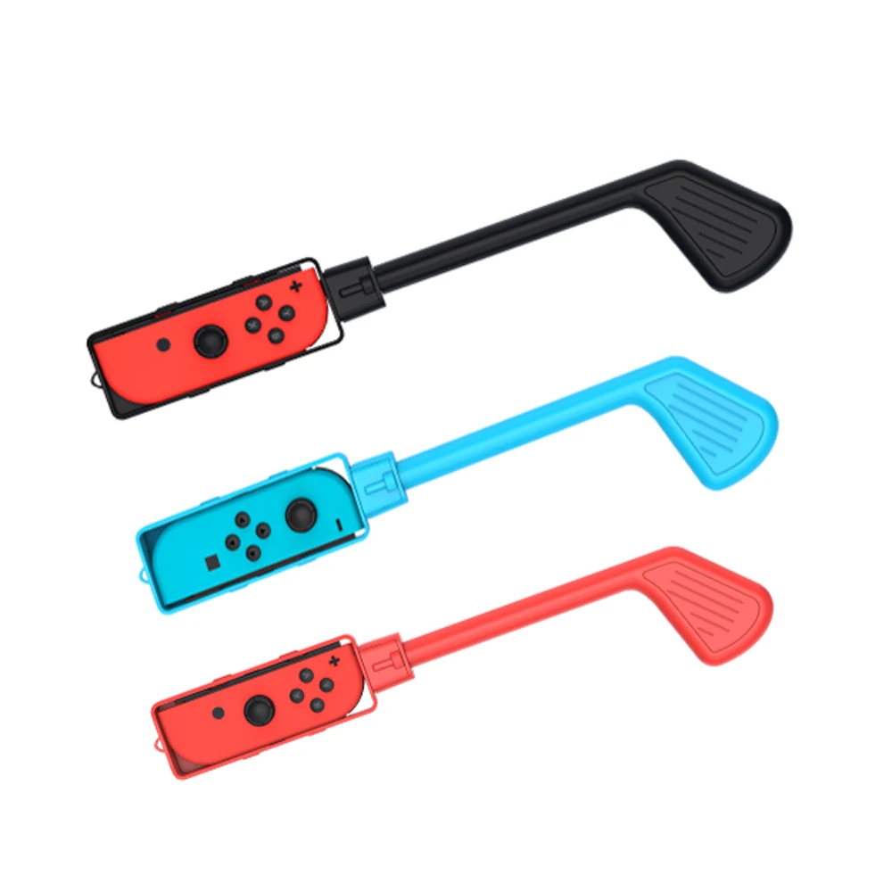 Per Mario Golf: Super Rush Joycon Mazze Da Golf Controller Della Maniglia Del Club Per Switch Ns Console Game Holder Accessori