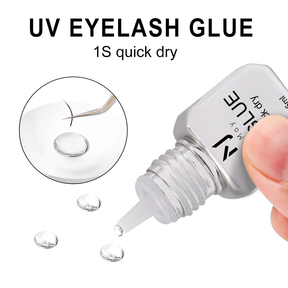 JOMAY Glue Eyelash Extension UV Glue Fast Drying 5ml Professional False Lash Adhesive Makeup Tools UV Glue 3