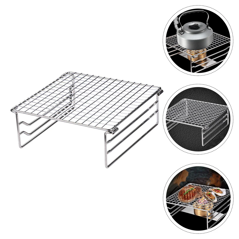 

BBQ Grill Rack Barbecue Accessory Picnic Cooking Grid Supply Outdoor Wire Camping Grilling Accessories