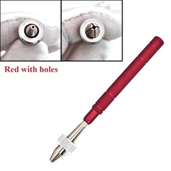 Precision Watch Repair and Maintenance Tool Kit - Professional Watchmaker Essentials (Red with holes)