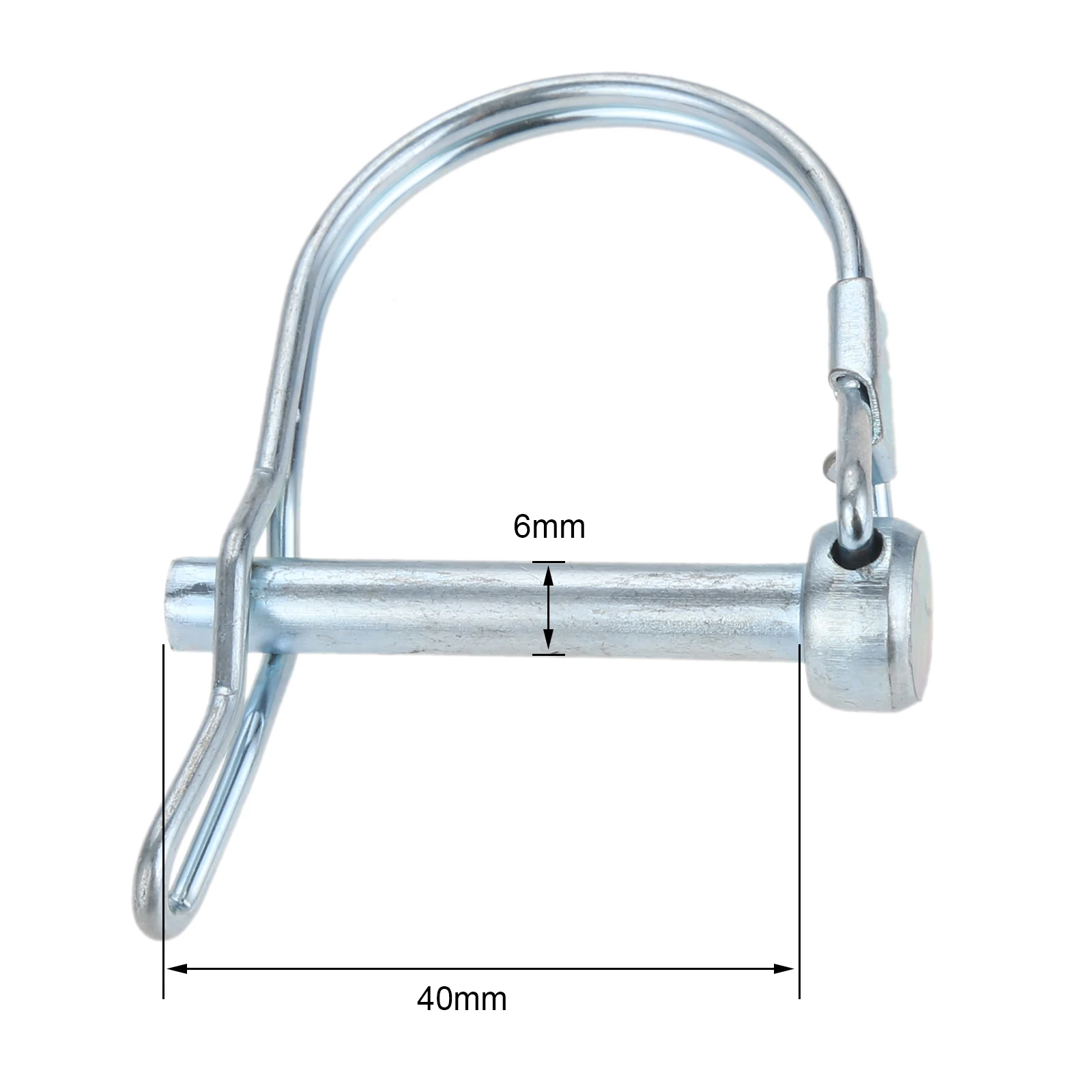Perni Di Bloccaggio A Filo 1/4'' - Confezione Da 10, Acciaio Carbonio - Foto 8
