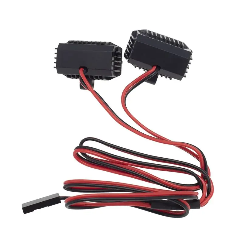 ABKN-RC 자동차 조명 LED 스포트라이트(1/10 RC 자동차용 컨트롤러 포함) TRX4 SCX10 9004 LED 라이트 A