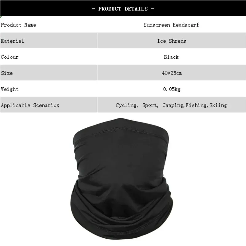 Fishing Headscarf Face Mask Cycling Headscarf Sun Protection uv protection neck gaiter