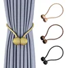 2PCS Magnetic Pearl Ball Curtain Tiebacks Curtain Buckles Backs Holdbacks Buckle Clips Curtain Rods Home Decorative Accessories 2