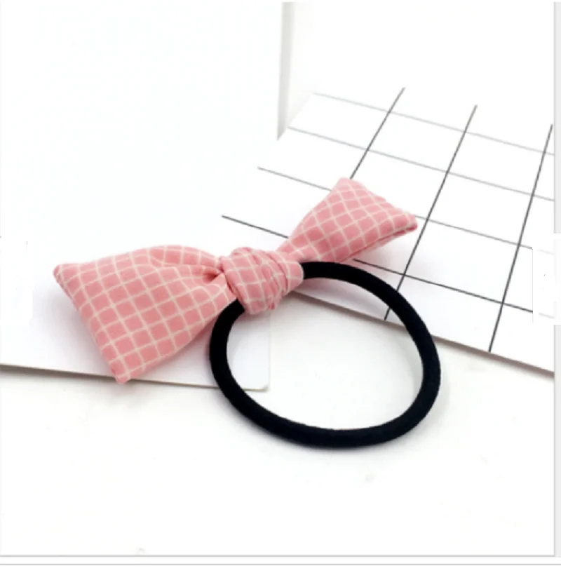 

Cute Elastic Circle Colorful Hair Ties Band Rope Ring Kawaii