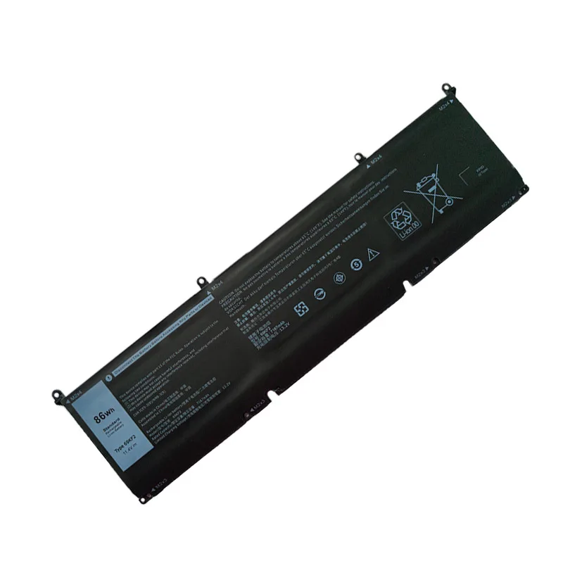 High Capacity Dell Laptop Battery Replacement 86Wh