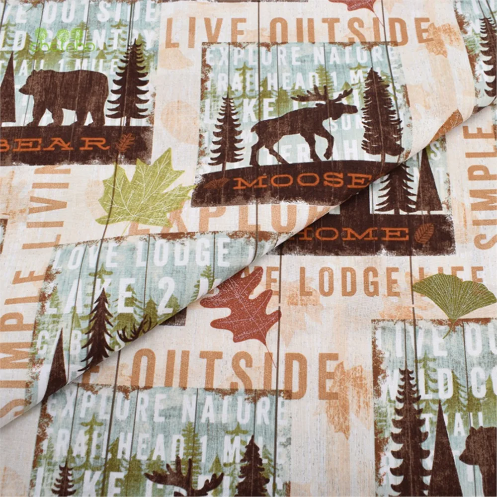 Chainho,Plain Weave Cotton Fabric,Handmade DIY Quilting Sewing Material,Patchwork Cloth,10 Bronzing Series,20x25cm/Piece,15CD18