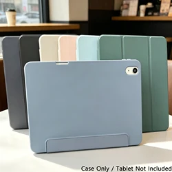 Slim Shockproof Full - Cover Soft Tablet Case with Auto Wake & Sleep Function for iPad Pro 11 M4 M5 (BC - Lavender Gray)