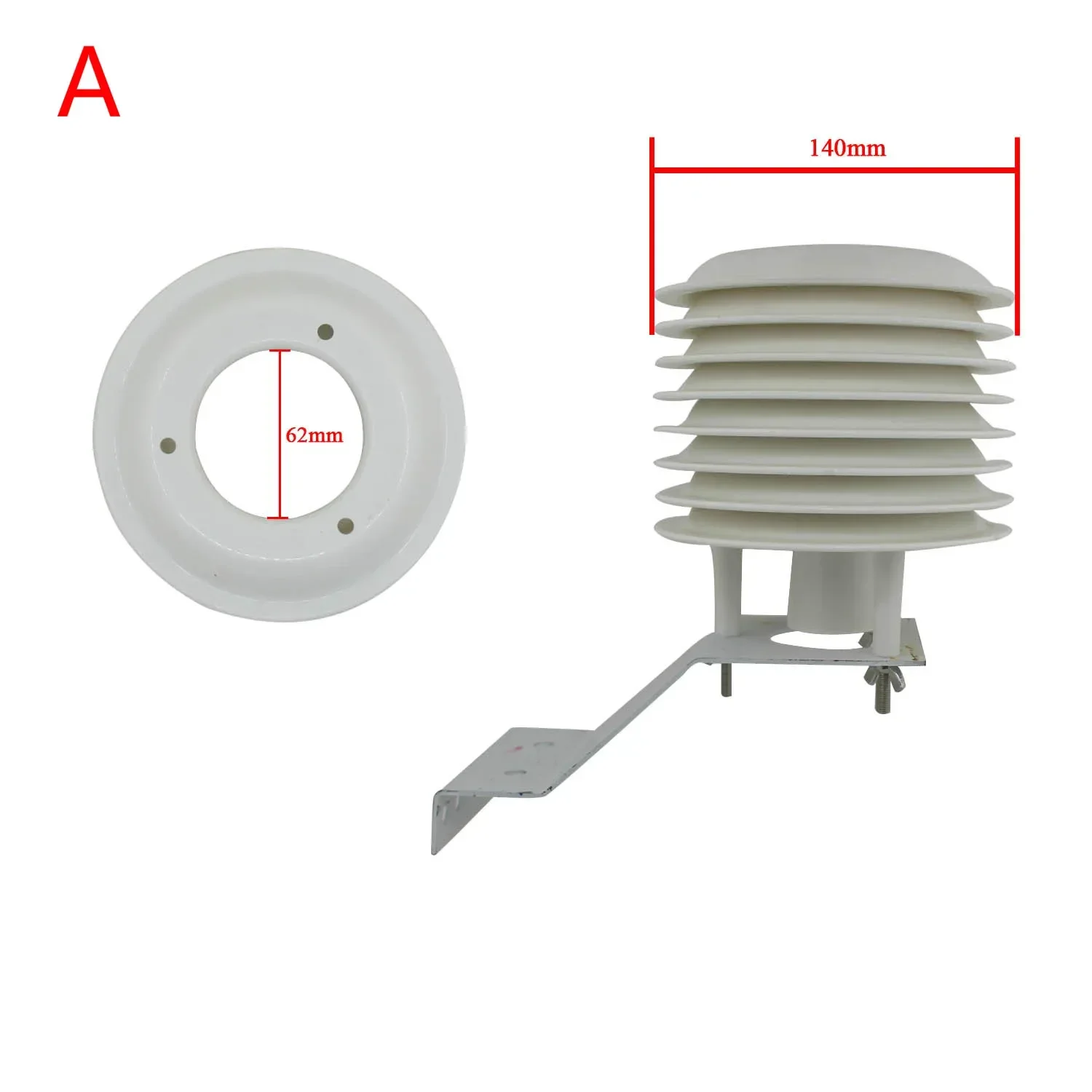 ABS Solar radiation shield weather station projector 4-20 floors solar radiation shield