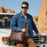 BULLCAPTAIN-Sac à Main en Cuir group pour Homme, Sacoche pour Bombes, Ordinateur Portable de 14 Pouces, Bureau, Affaires 4