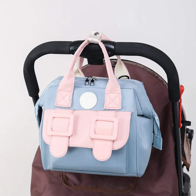 

Small Mummy Bag Stroller Bag Nursing Bag Waterproof Maternity Nappy Bag Baby Diaper Bag Travel Backpack for Baby Care