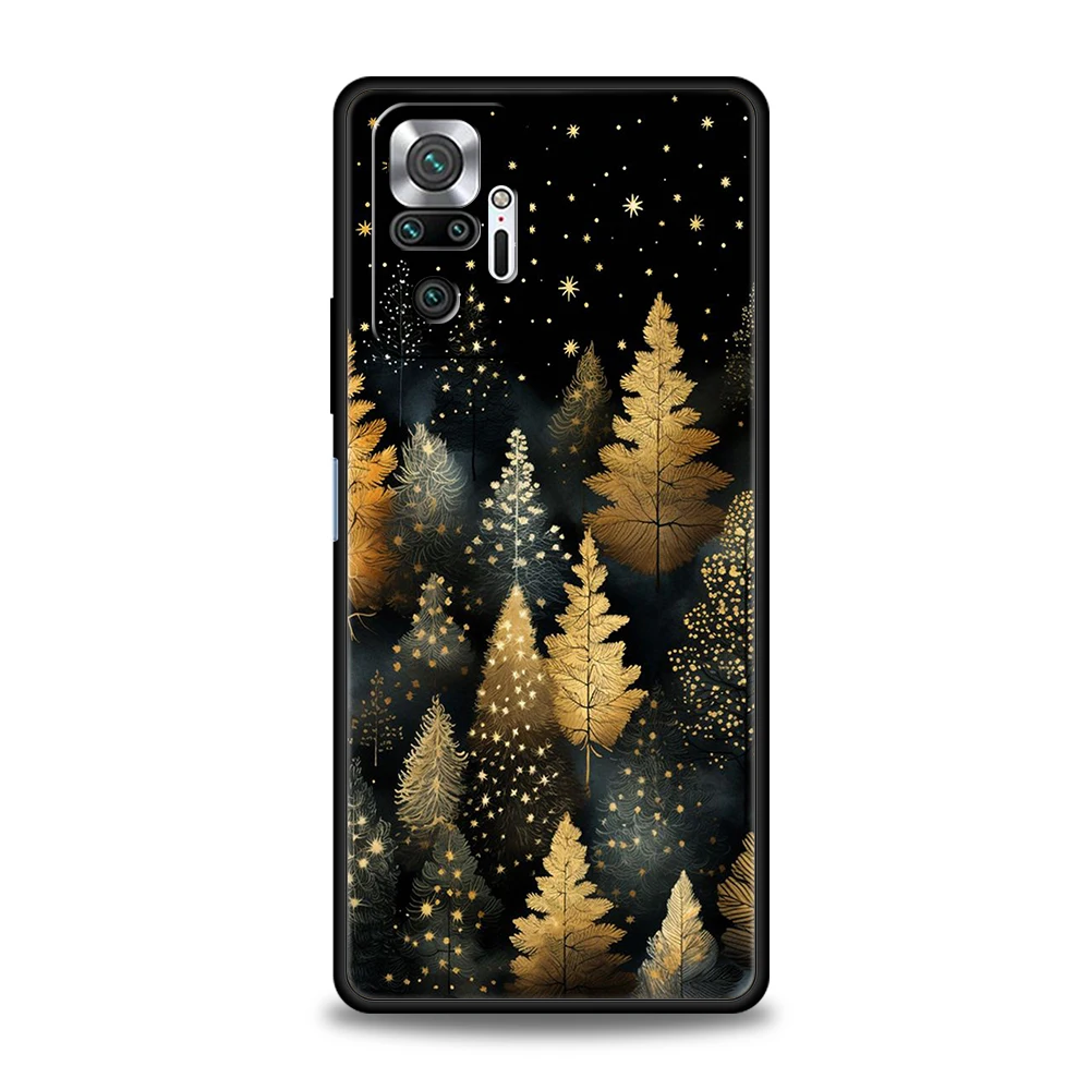 Goldfolie Kunst Handy hülle Abdeckung für Redmi 13c 10c Note 13 12 10 11 Pro plus 7 8t k40 k50 Gaming Pro plus 5g Soft shell Capas Taschen – Detail 7