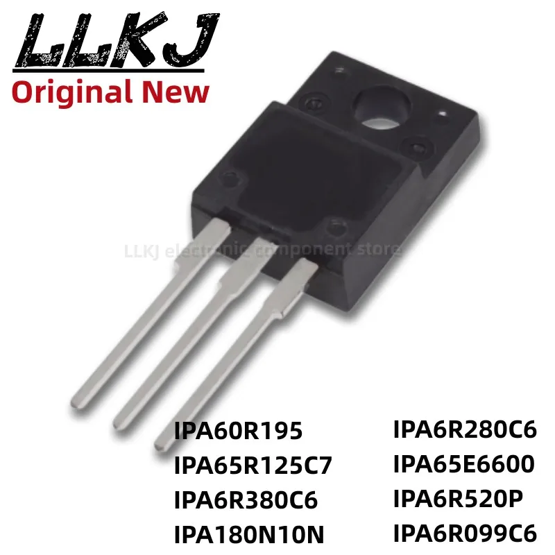 

1 шт. IPA60R195 IPA65R125C7 IPA6R380C6 IPA180N10N IPA6R280C6 IPA65E6600 IPA6R520P IPA6R099C6 TO-220F MOS FET