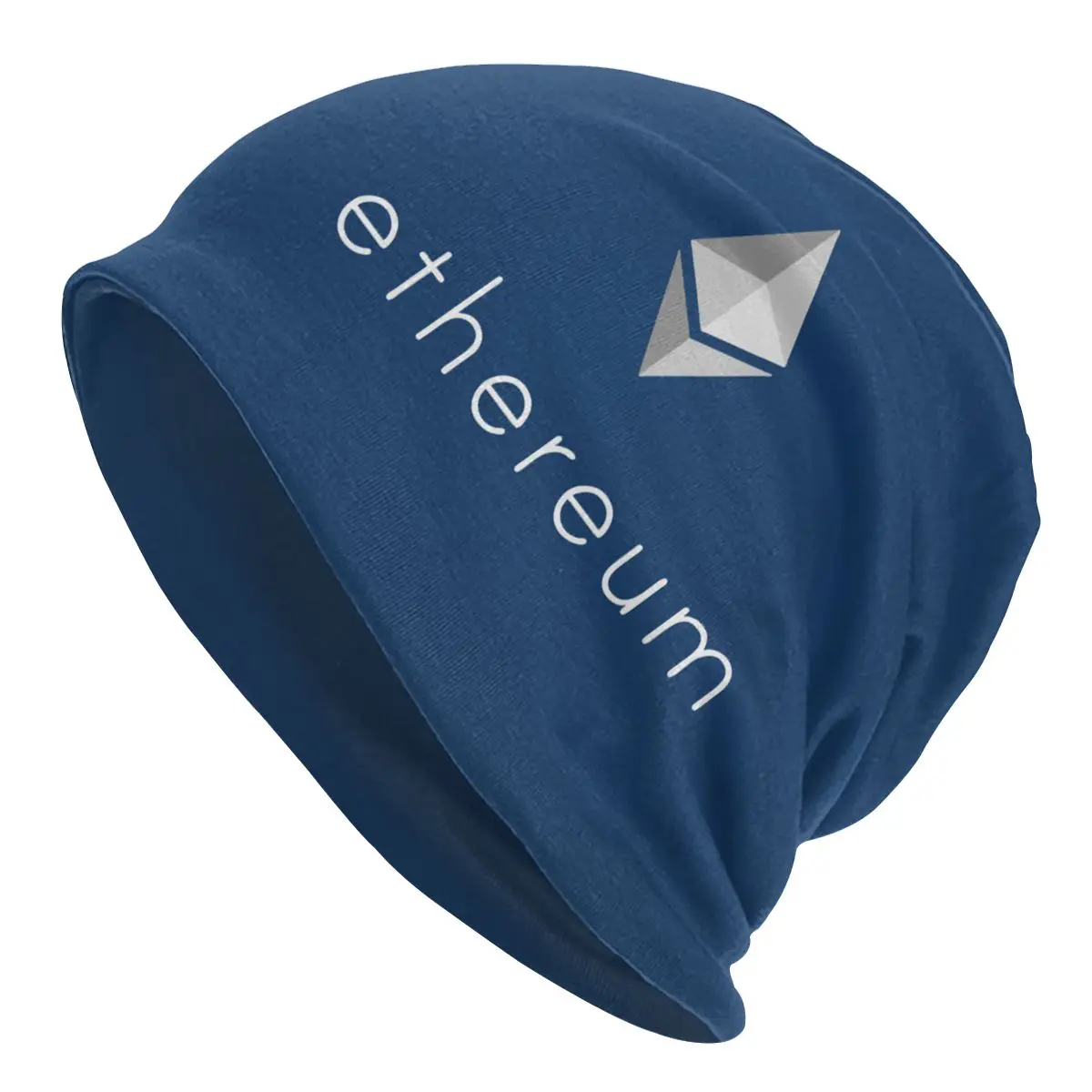 

Ethereum Logo Cryptocurrency Skullies Beanies Hat Block Chain Casual Autumn Winter Men Women Caps Adult Warm Bonnet Knit Hat