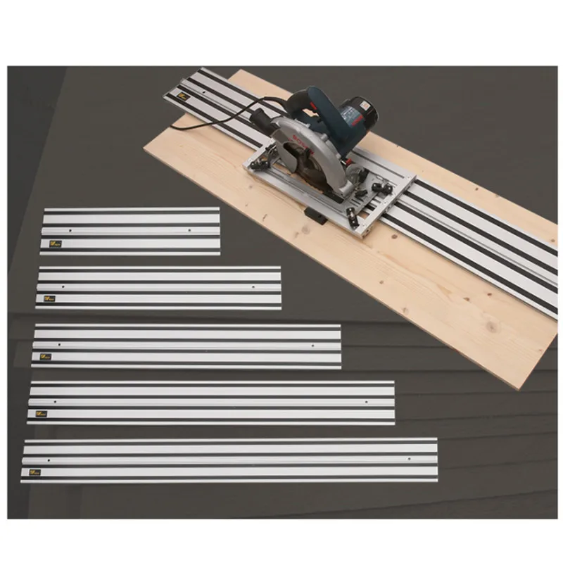 Circular Saw Guide Rail Set Double Track 1400mm with Adjustable