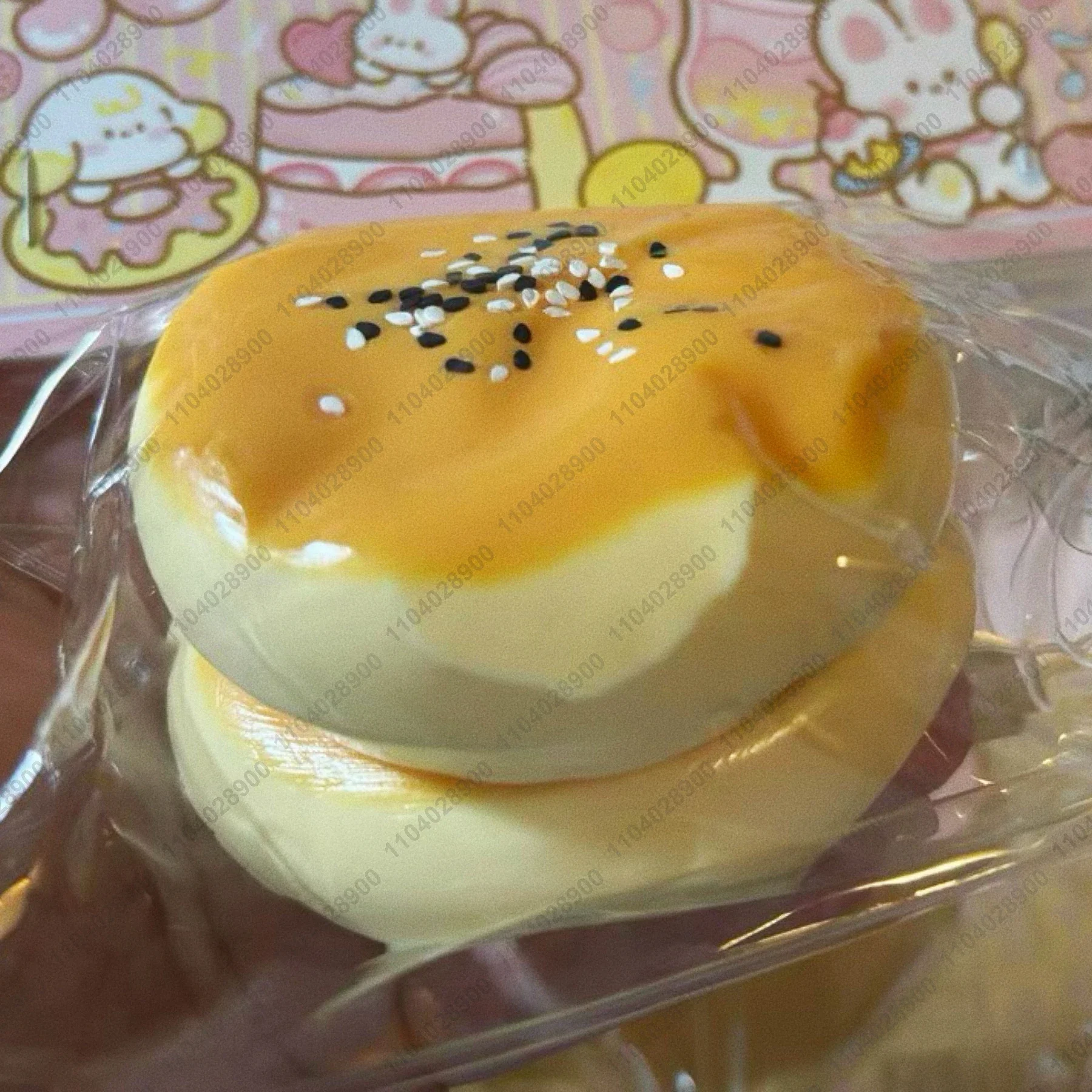 卵ペーストリー パンケーキ タバ スクイーズ シリコーン ダブル