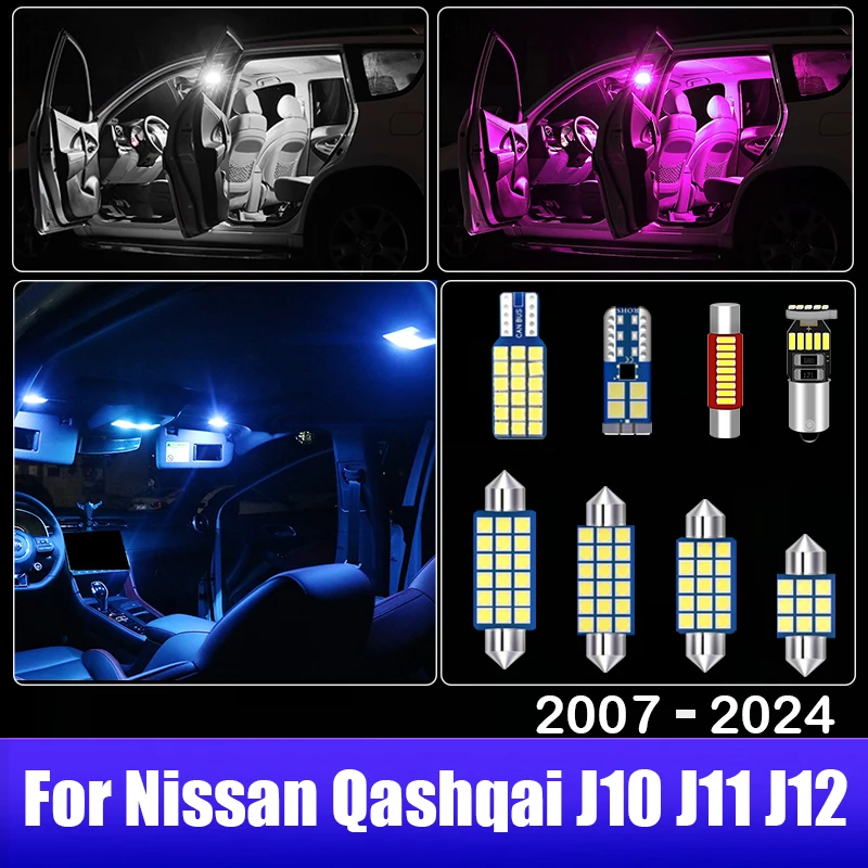 

For Nissan Qashqai J10 J11 J12 2007 - 2012 2013 2014 2015 2016 2017 2018 2019 2020 2021 2022 2023 2024 Car LED Light Accessories