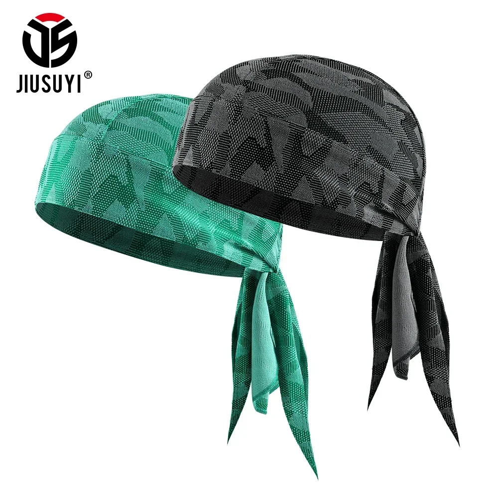 Summer Breathable Running Caps Pirate Hat Outdoor Sport Sun Protection Headscarf Cycling Helmet Liner Quick Dry Beanies Headwear