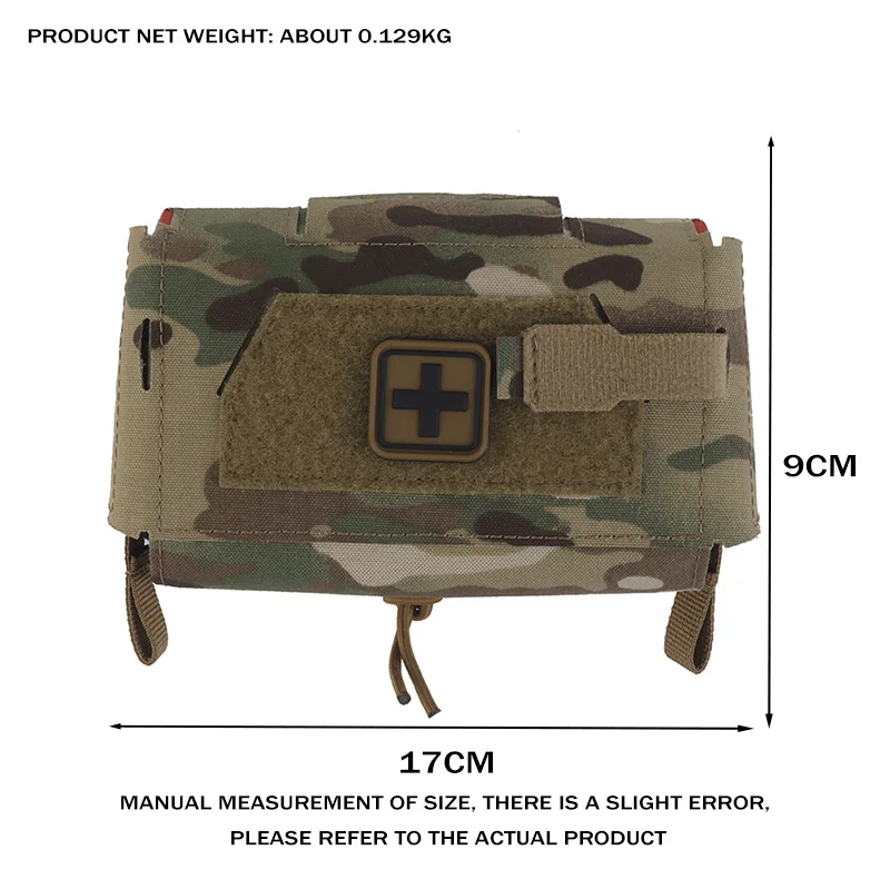 OPHIDIANTAC Tragbares IFAK Medizinisches Erste-Hilfe-Set V3 Schnellverschluss Kompakte Traumatasche MOLLE Combat Belt Jagdweste Plattenrahmen – Detail 2