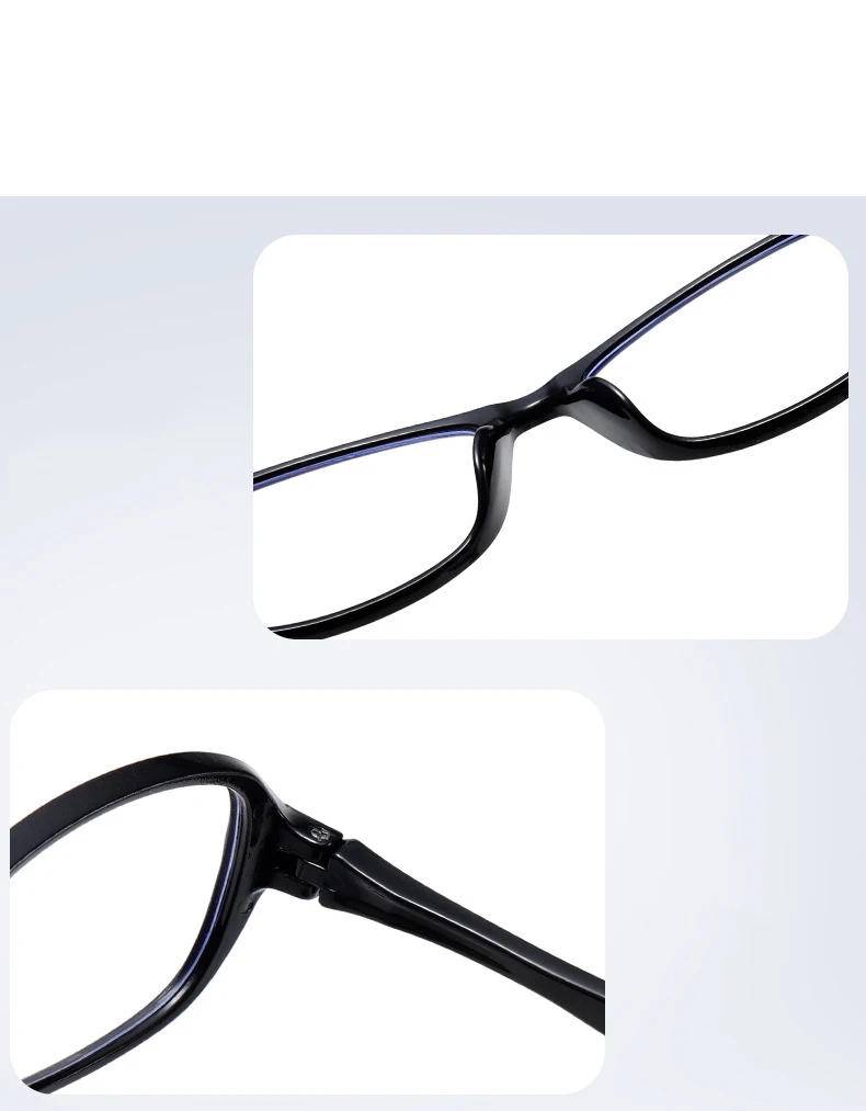 Anti-Blaulicht-Lesebrille für Männer und Frauen mittleren Alters und ältere Menschen, hochauflösende modische Lesebrille 361 – Detail 7