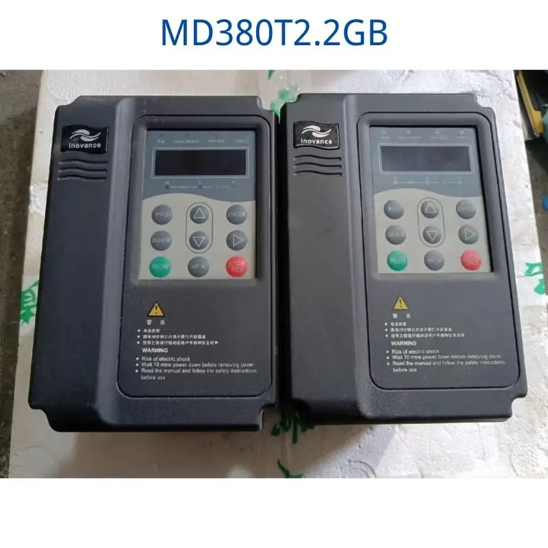 

Б/у преобразователь частоты md380t2, 2 Гб, 2,2 кВт, проверка функций в целости