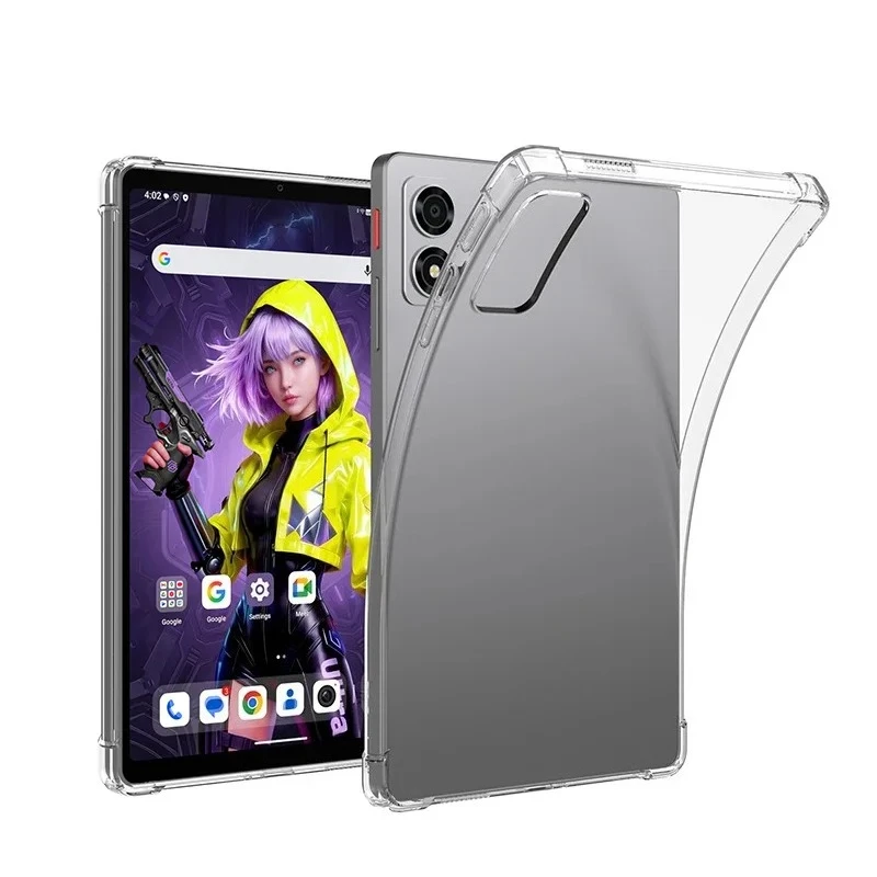 Enhanced Gaming Tablet Case with Shockproof Airbag Design - Premium Clear TPU Back Cover, 8.8