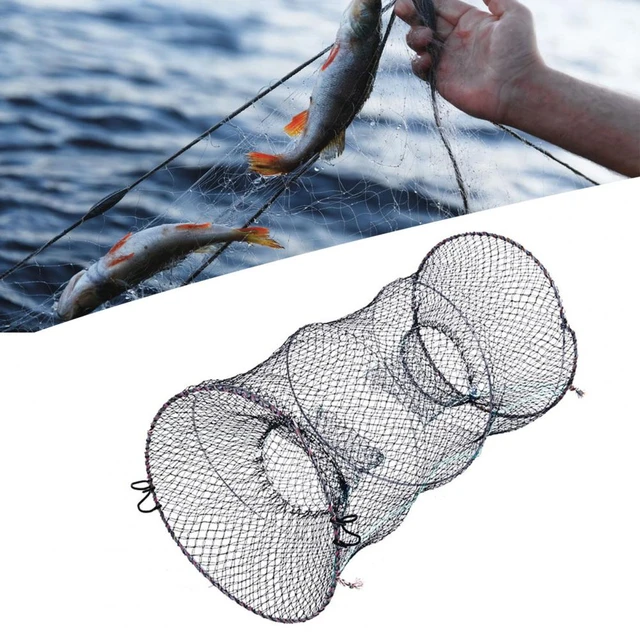 Piège à crabes portable et pliable, pièges à appâts réutilisables pour la  capture de poissons, montage rapide et facile