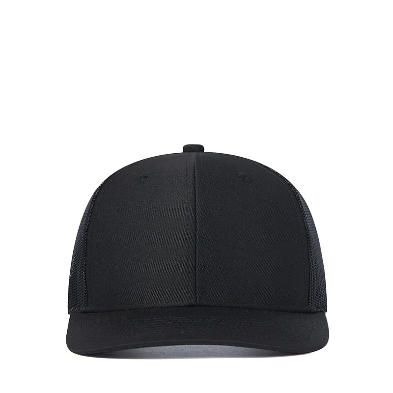 Men Mesh Baseball Cap Ajustable Truck Hat Summer Sunshade Fishing Driving Camping Travel Suncap Sport Simple Headwear Male Women 2
