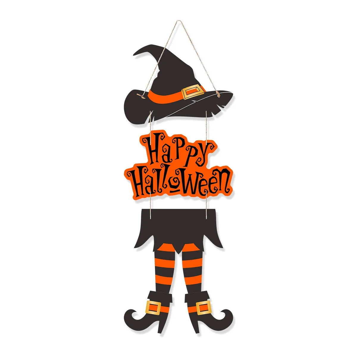 Halloween Witch Door Hanging Decoration description 8