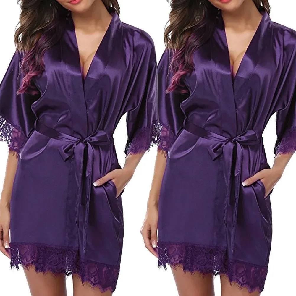 Women Sleepwear Damska Błyszcząca Piżama Lodowego Jedwabiu Plus Size Koszula Nocna Odzież Domowa women sleepwear sleepwear pajamas