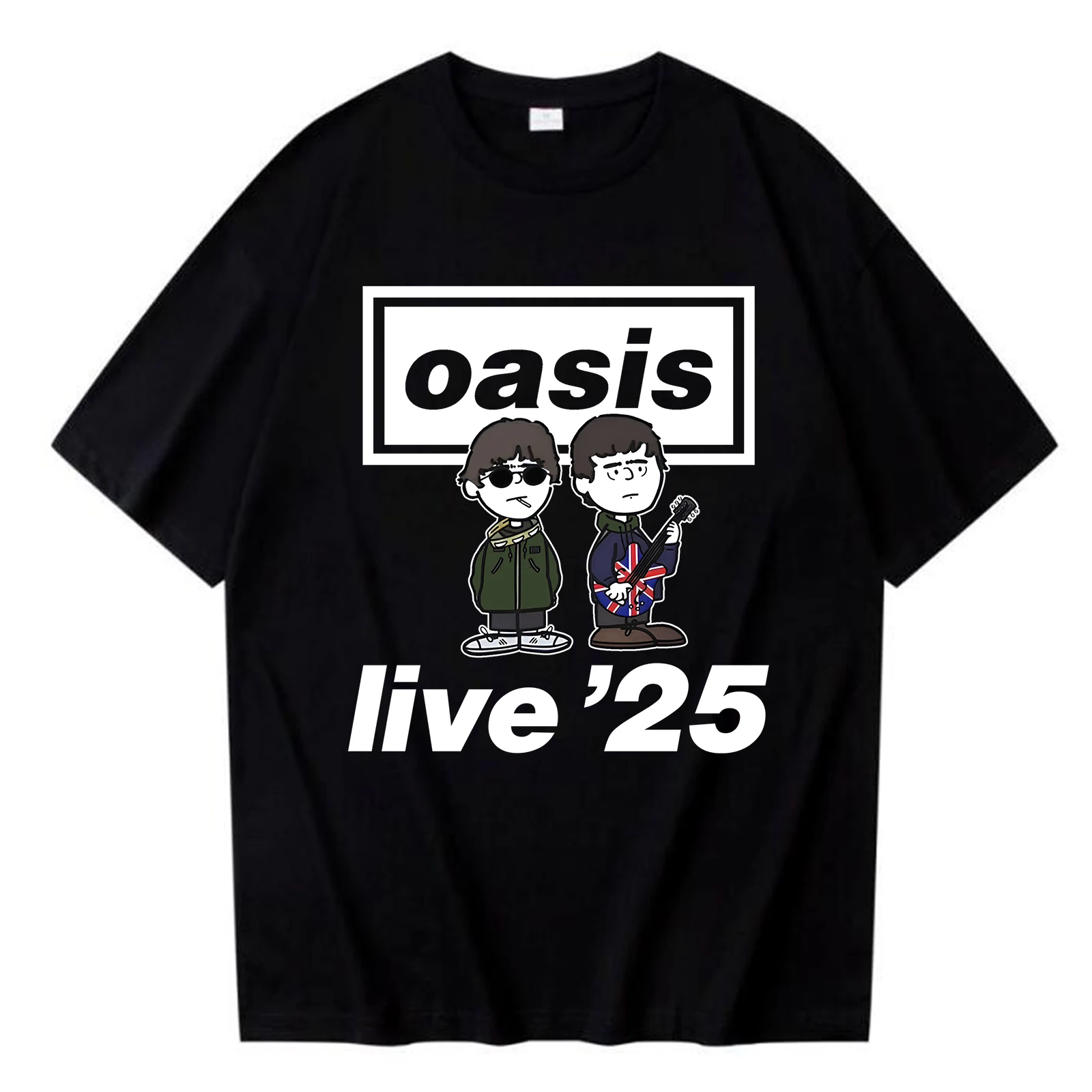 Oasis Live 25 Tour 2025 T-shirt Harajuku Women Girl Oasis