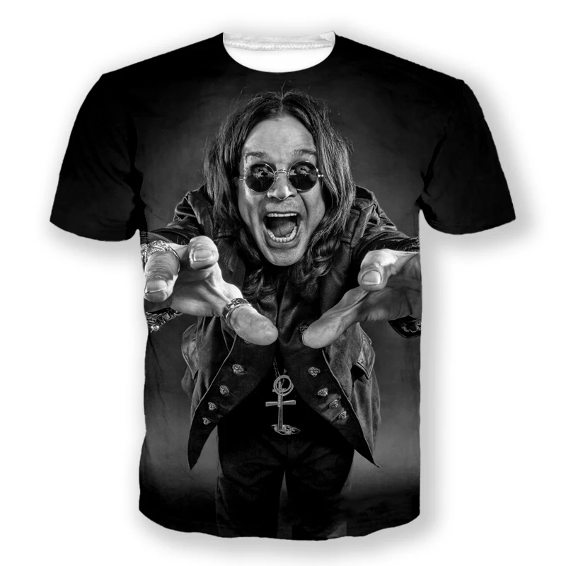 

Футболка мужская с круглым вырезом, тенниска с 3D-принтом Ozzy, модная майка с коротким рукавом, спортивный топ в стиле хип-хоп, B8, лето