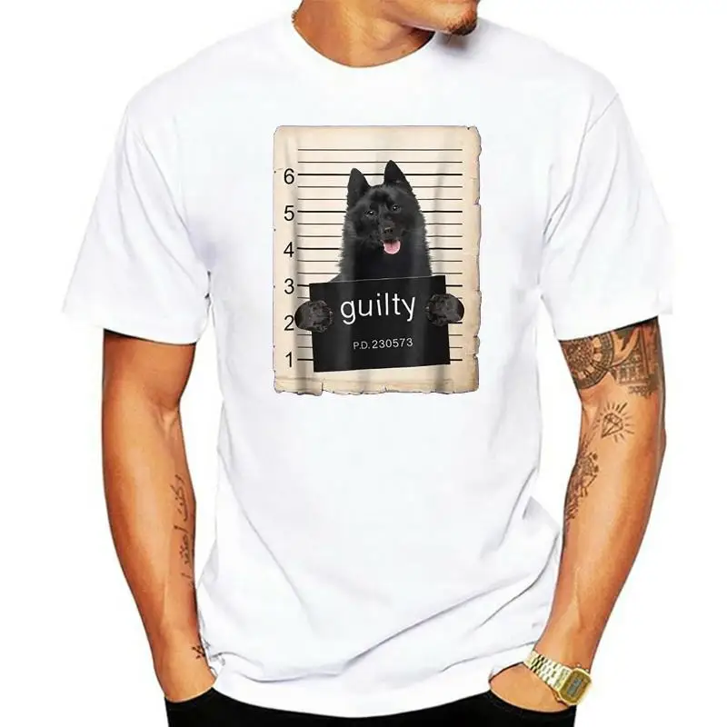 

Новые Топы 2022, Мужская футболка с надписью Schipperke, кружка для собаки, рубашка для плохой собаки, модная классическая стильная футболка