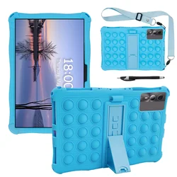 Shockproof Silicone Tablet Case with Kickstand and Free Accessories for Acer Sospiro AS20WF (Sky Blue)