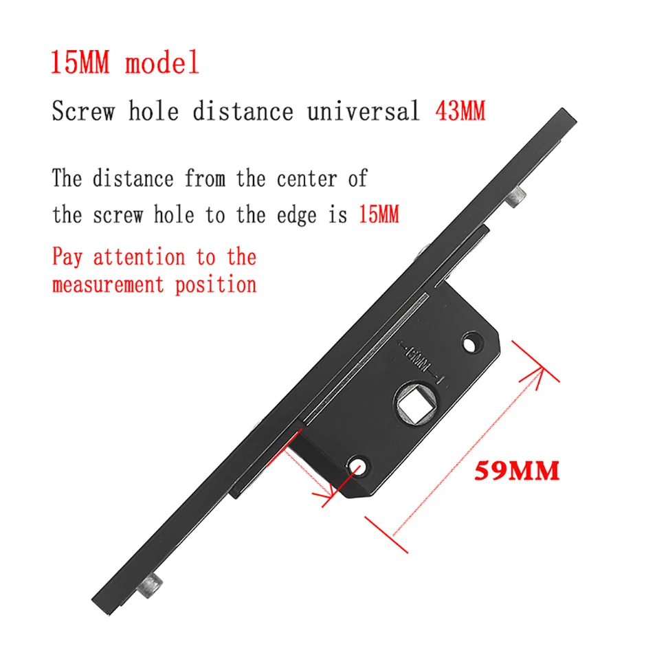 Description Picture 6 of item1PCS Broken Bridge Aluminum Casement Window Aluminum Cover Lock Box Door Window Transmission Lock Body Lock Core Accessories