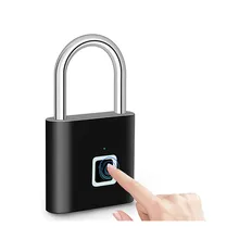

kerong Keyless Portable USB Charging Fingerprint Lock SL90 Smart Padlock Door Lock Quick Unlock Anti-theft Fingerprint Padlock