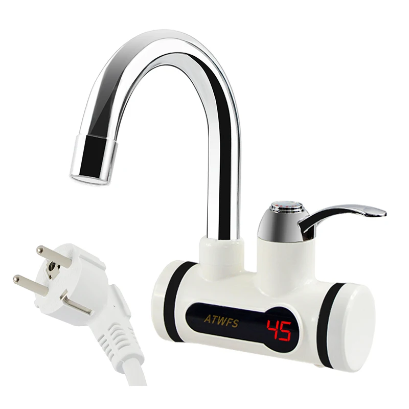 ATWFS Electric Kitchen Water Heater Tap Instant Hot Water Faucet Heater  Cold Heating Faucet Tankless Instantaneous Water Heater - AliExpress