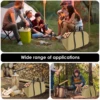 Firewood Carrier Storage Bag Large Capacity Oxford Cloth Scratch-resistant Wood Log Carrier Tote Bag Outdoor Firewood Organizer 5