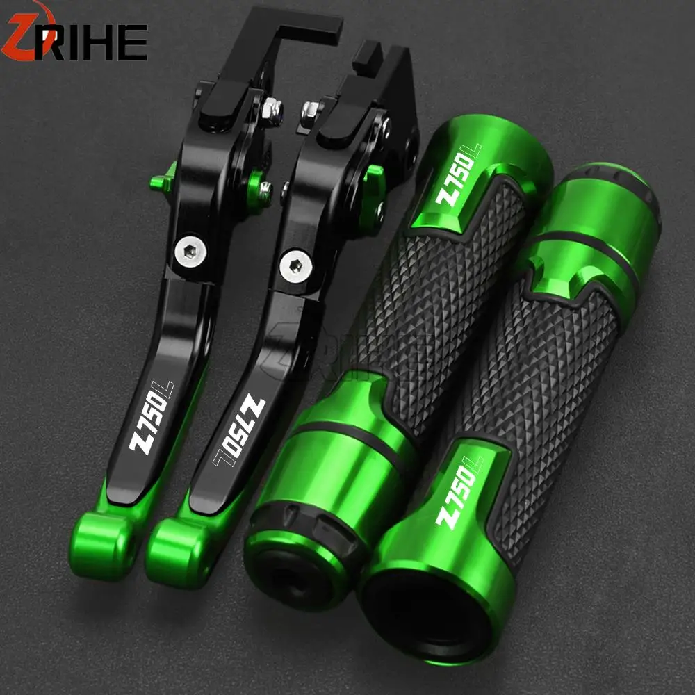 

Motorcycle Z 750 L 07-10 Extendable Clutch Brake Levers 22MM Hand Grips Handlebar FOR Kawasaki Z750L 2007 2008 2009 2010 Z 750L