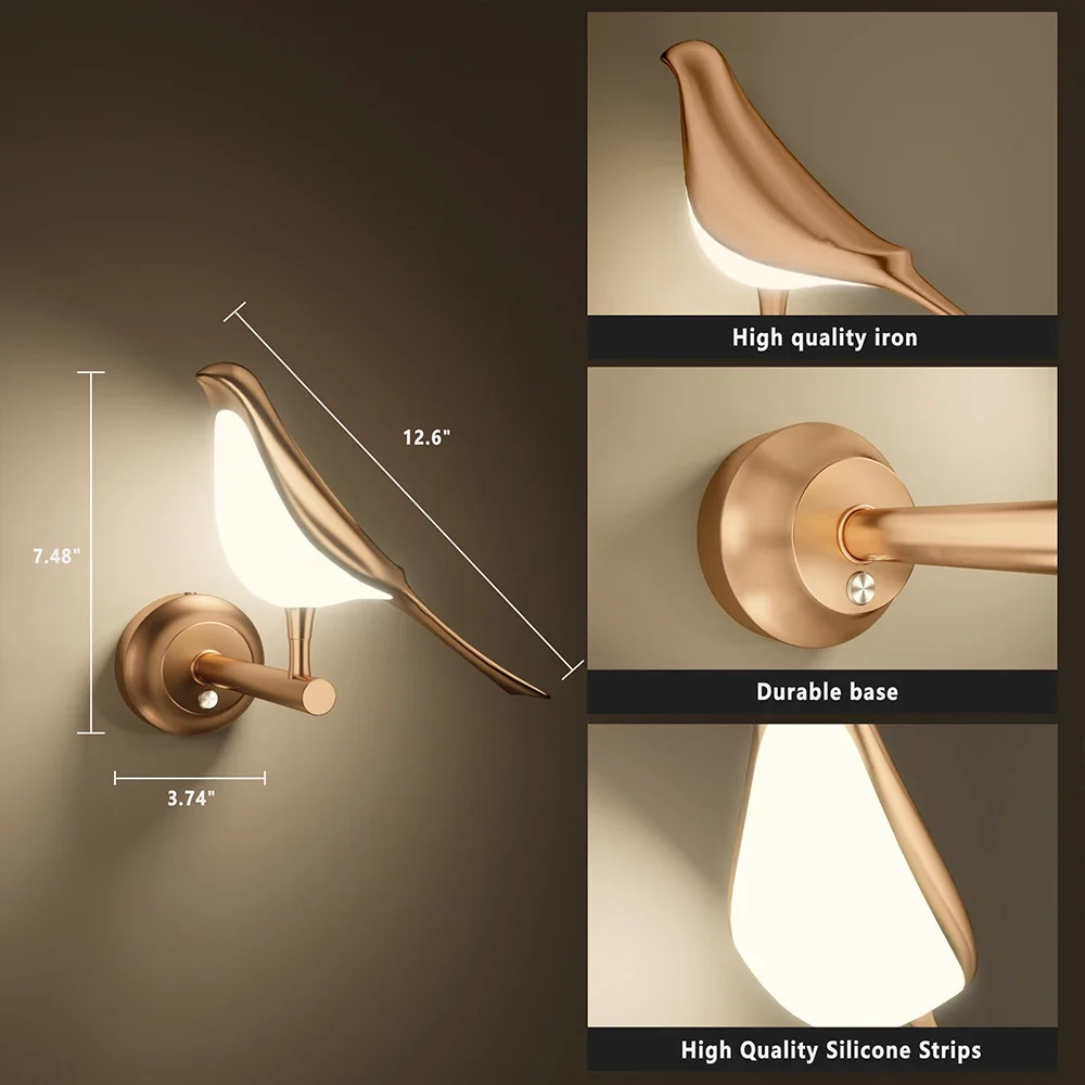 Led Wall Lamps Bird Night Light 1